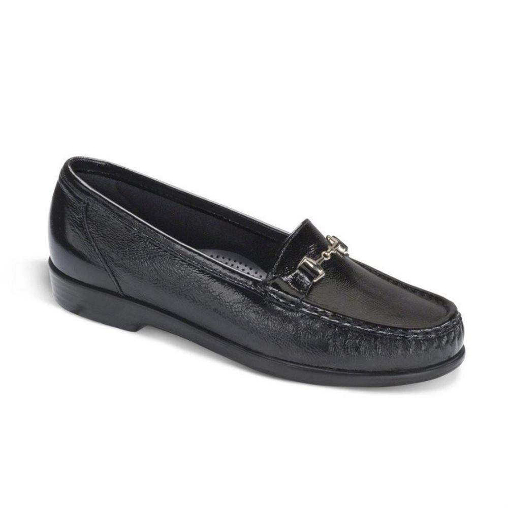 SAS 7.5 Wide Metro-P Loafer Leather Flats